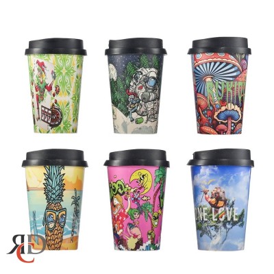 WATER PIPE PRINTED COFFEE CUP PR850 1CT